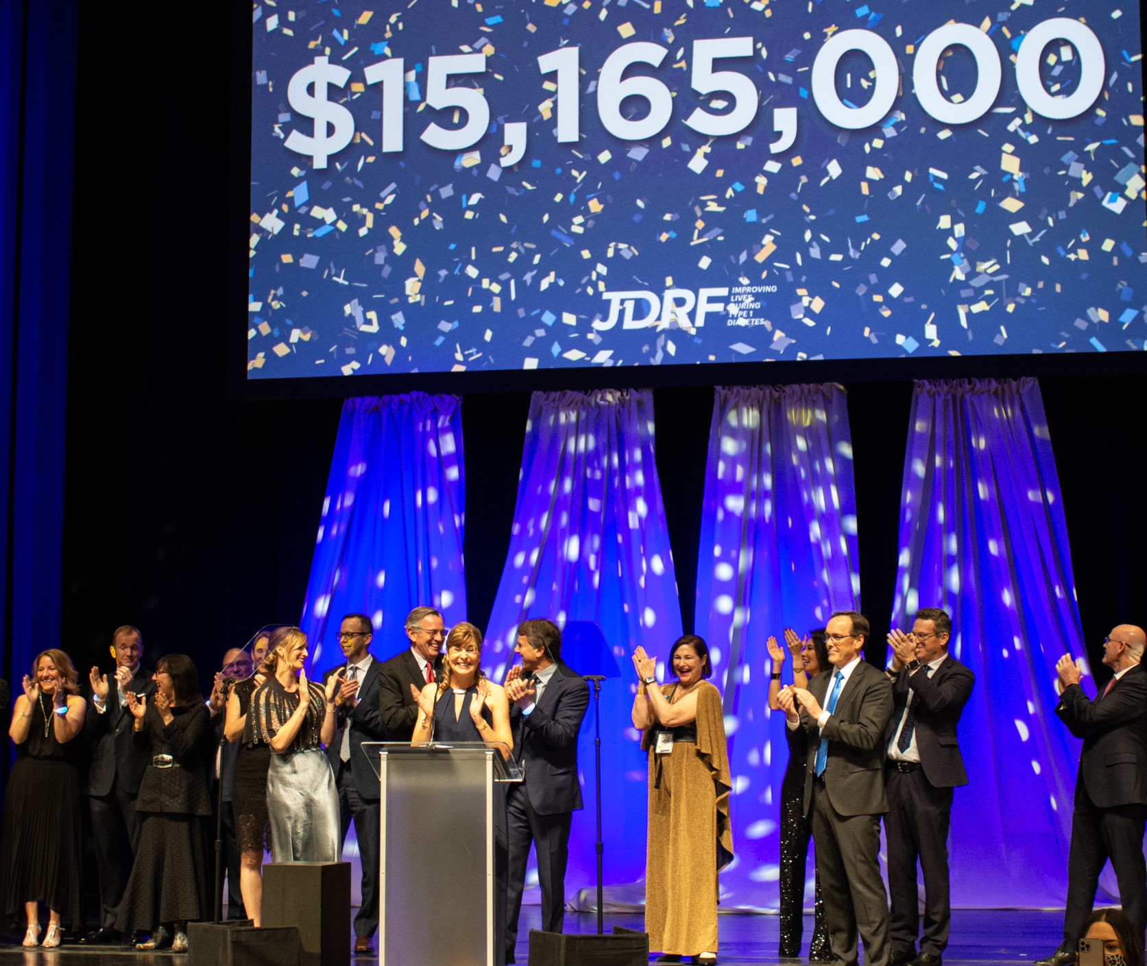 JDRF Gala displaying $15M raised